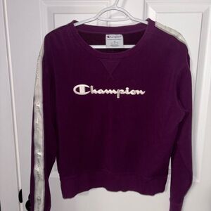 Champion Women's Plum Crew Neck Sweater